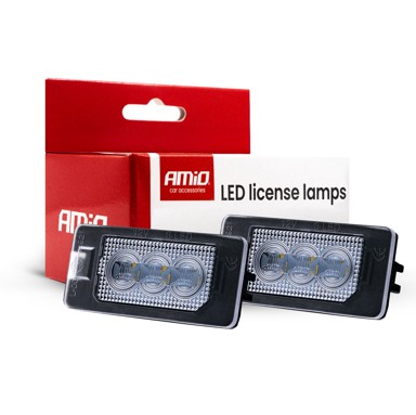 AMIO LED svjetla za osvjetljenje registarske pločice, CLP03 HP, za VAG, AMIO-04541
