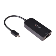 CLUB3D USB-C na Ethernet adapter CAC-1520, crna