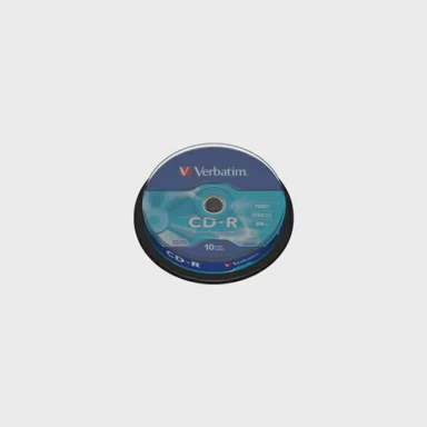 VERBATIM CD-R medij V043437, 52×, 700 MB, DataLife, spindle, 10 kom