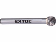 EXTOL INDUSTRIAL Karbidno glodalo 8703734, kuglasto, promjer 10 mm, prihvat 6 mm, srednji rez