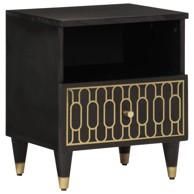 Noćni ormarić 40 x 33 x 46 cm od masivnog drva manga