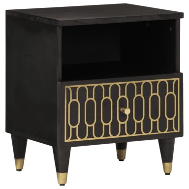 Noćni ormarić 40 x 33 x 46 cm od masivnog drva manga