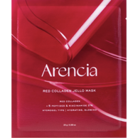ARENCIA Maska za lice Red Collagen Jello Mask hidratantna i posvjetljujuća protiv starenja 25 g
