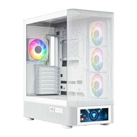 MODECOM PC kućište Volcano AQ 500 ARGB, Midi Tower, bijelo