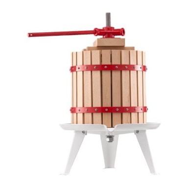 VEVOR Preša za voćno vino, 12 L, 37x58x37 cm, bijela