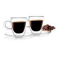 VIALLI DESIGN Set od 2 šalice s dvostrukim staklenim stijenkama Amo Espresso, 50 ml