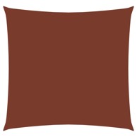 Jedro protiv sunca od tkanine četvrtasto 5 x 5 m boja cigle