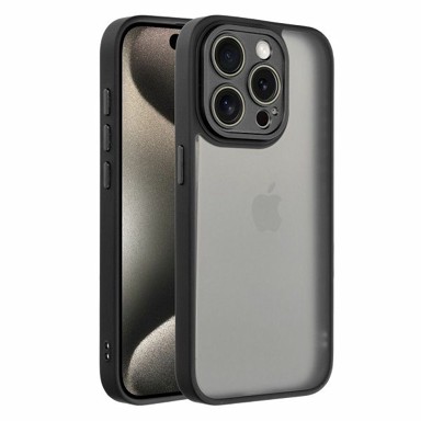 MAXMOBILE Maskica za iPhone 17 Pro, Matte Blur, TPU, crna