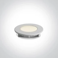 ONE LIGHT Stropna ugradbena svjetiljka 3w cctv ip20 230v bijela dm10103fa/w/v