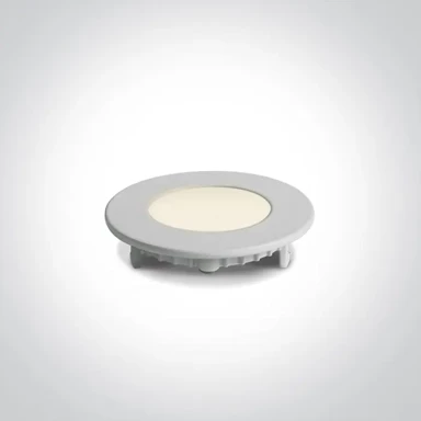 ONE LIGHT Stropna ugradbena svjetiljka 3w cctv ip20 230v bijela dm10103fa/w/v