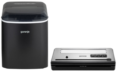 GORENJE Ledomat IMDW1500B + aparat za vakumiranje VS110BE, crna