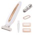 NETSCROLL Bežični odstranjivač dlačica LadyCare, LED svjetlo, USB punjenje, set nastavaka