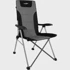 BRUNNER Sklopiva kamping stolica Raptor Highback 0404016N.C20, crno/siva