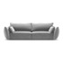 MAZZINI SOFAS Svijetlo siva baršunasta sofa 208 cm Vanda, 208x110x85 cm