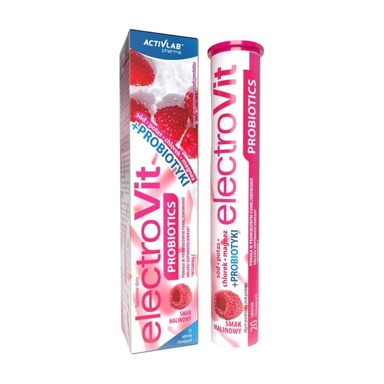 ACTIVLAB PHARMA Elektroliti s probioticima malina, 20 šumećih tableta