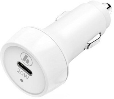 HAMA auto punjač s Lightning priključkom 20 W, bijeli