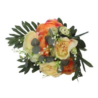 Umjetni buket peonija eukaliptus 36 cm, zelena