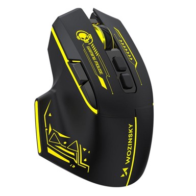 WOZINSKY Gaming miš WMGB-1181, bežični, 3200 DPI, crni