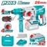 TOTAL Akumulatorski rotacijski čekić One-Stop Tools SDS Plus 5000 ud/min 18 mm 2,5 J, crni