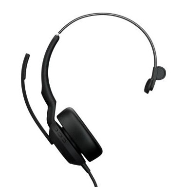 JABRA Slušalice Evolve2 50 MS, crne, on-ear, Mono, USB-A