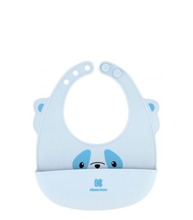 KIKKA BOO Silikonski podbradak, plavi