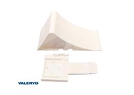 VALERYD Podmetač za kotače 1600kg bijeli 1 kom 6619010