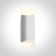 Vanjska zidna svjetiljka, LED, 8W, IP65, 230 V, DM67512/W/V, bijela