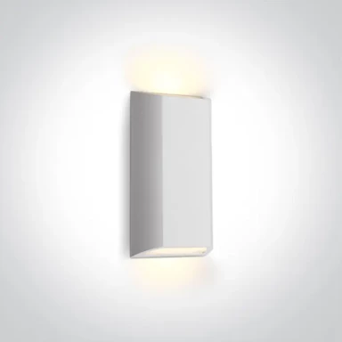 Vanjska zidna svjetiljka, LED, 8W, IP65, 230 V, DM67512/W/V, bijela