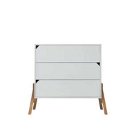 BELLAMY Komoda Lotta, s 3 ladice, bijela