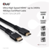 CLUB3D HDMI kabel CAC-1378, 7,5 m, crni