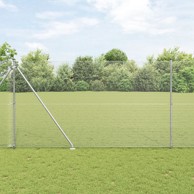 Zavarena žičana ograda s 13 šiljaka 1,5x25 m pocinčani, čelik