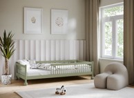 Drveni dječji krevet Star, 180 x 80 cm, olive