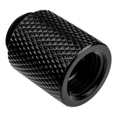 ALPHACOOL Produžetak Eiszapfen, 20 mm, G1/4 vanjski na G1/4 unutarnji navoj, crna