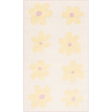 FD Žuti /boje slonovače dječji tepih 100x170 cm Dazzy Vanilla