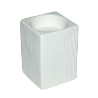 Keramički svijećnjak, 6,4x6,4x8,8 cm