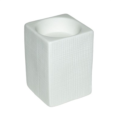 Keramički svijećnjak, 6,4x6,4x8,8 cm