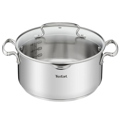 TEFAL Posuda DUETTO+ G7194655, okrugla, nehrđajući čelik