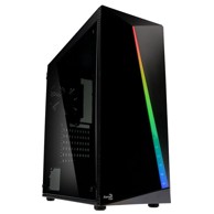 AEROCOOL Kućište Shard RGB, mid tower, ATX, akril, crno