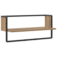 Zidna polica za montažu na zid 65 x 25 x 30 cm, artisan hrast