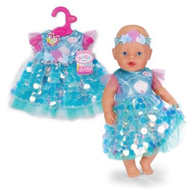 ZAPF BABY BORN Haljina, Sirena, 43 cm