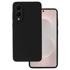 ONASI Silikonska maskica, Samsung Galaxy S25 Edge, mat liquid, crna