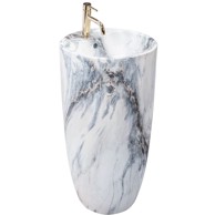 REA Samostojeći keramički umivaonik Anya, granitni mat