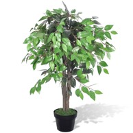 Umjetno patuljasto stablo fikusa s teglom, 60 cm