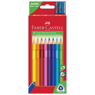 FABER-CASTELL Boja 116510 drvena trokutasta set