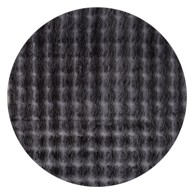 OYO CONCEPT Antracitno sivi periv okrugao tepih ø 145 cm Bubbly 