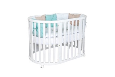 Multifunkcionalni krevetić Jezgro 4u1 bijeli