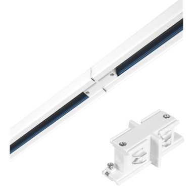 GLOBAL TRACK Spojnica za šinu, kratka, crna