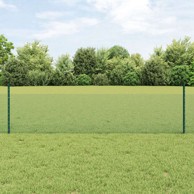 Zavarena žičana ograda s 22 U stup 0.5x50 m čelik, zelena