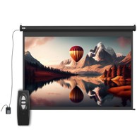 HOMESTAR Platno za projektor 171 x 130 cm, crno