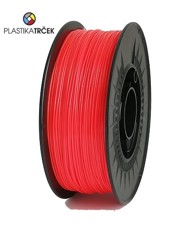 PLASTIKA TRČEK Filament, PLA, 1 kg, neonska crvena